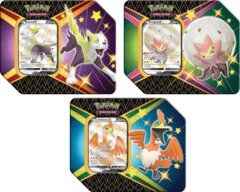 Shining Fates Tins Trio (Boltun V, Eldegoss V, Cramorant V)(One of Each)